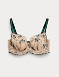Helena Embroidery Wired Demi Cup Bra (F-H)