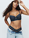 Cleo Sequin Lace Wired Balcony Bra (A-E)