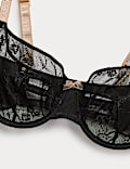 Helena Embroidery Wired Demi Cup Bra (F-H)