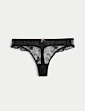 Helena Embroidery Thong