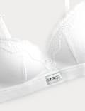 Juni Cotton Rib Non Wired Plunge Bra (A-E)