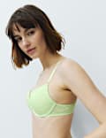 Ida Lace Wired Push-Up Plunge Bra (A-E)