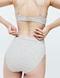 2 Pack Asta Rib High Leg Knickers