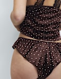 Luna Satin Spot Frenchie Knickers