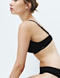 Asta Cotton Blend Padded Demi Cup Bra A-E