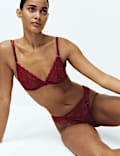 Ida Lace Wired Plunge Bra A-E