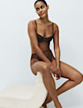 Padded Lace Wired Balcony Bra
