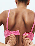 Soutien-gorge plongeant non rembourr&eacute; Ida &agrave; armatures et dentelle, bonnets F &agrave; H