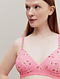 Floral Print Non Wired Bralette A-E
