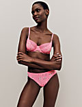 Floral Print High Leg Knickers