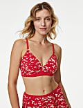 Tammy Floral Print Non Wired Bralette A-E
