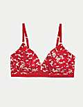 Tammy Floral Print Non Wired Bralette A-E
