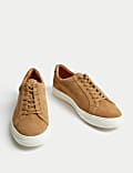 Suede Lace Up Trainers with Freshfeet™