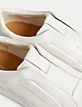 Leather Slip-On Trainers with Freshfeet™