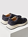 Suede Lace Up Trainers with Freshfeet™