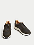 Suede Lace Up Trainers with Freshfeet™