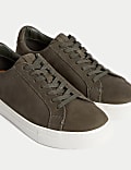 Turnschuhe aus Nubukleder zum Schnüren für Kinder