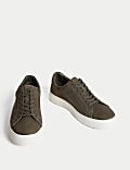 Turnschuhe aus Nubukleder zum Schnüren für Kinder