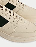 Lace Up Retro Court Trainers