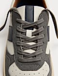 Leather Lace up Trainers