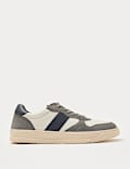 Leather Lace up Trainers
