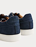Leather Lace Up Trainers with Freshfeet™
