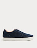 Leather Lace Up Trainers with Freshfeet™