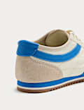 Slimline Leather Trainers