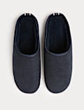 Textured Bumper Toe Mule Slippers with Freshfeet™