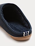 Textured Bumper Toe Mule Slippers with Freshfeet™