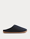 Textured Bumper Toe Mule Slippers with Freshfeet™