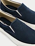 Suede Slip-On Pumps