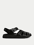 Fischersandalen aus Leder