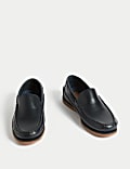 Leather Slip-On Boat Shoes