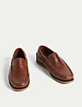 Leather Slip-On Boat Shoes