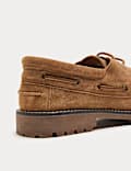 Chunky Sole Suede Deck Shoes