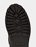 Chunky Sole Leather Deck Shoes