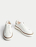 Airflex™ Leather Lace Up Trainers