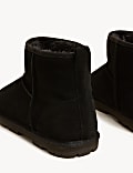 Suede Slipper Boots