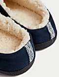 Suede Mule Slippers