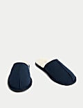 Suede Mule Slippers with Freshfeet™