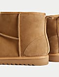 Laarssloffen van suède met Freshfeet™