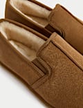Suede Moccasin Slippers with Freshfeet™