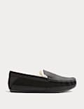 Leather Shearling Freshfeet™ Moccasin Slippers