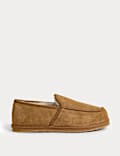 Suede Moccasin Slippers with Freshfeet™