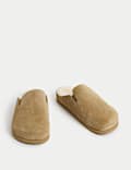 Suede Shearling Mule Slippers with Freshfeet™