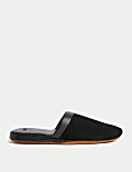 Velourslederpantoffeln