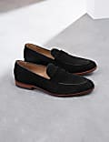 Suede Slip-On Loafers