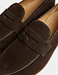 Suede Slip-On Loafers