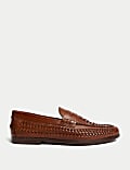 Leather Slip-On Loafers